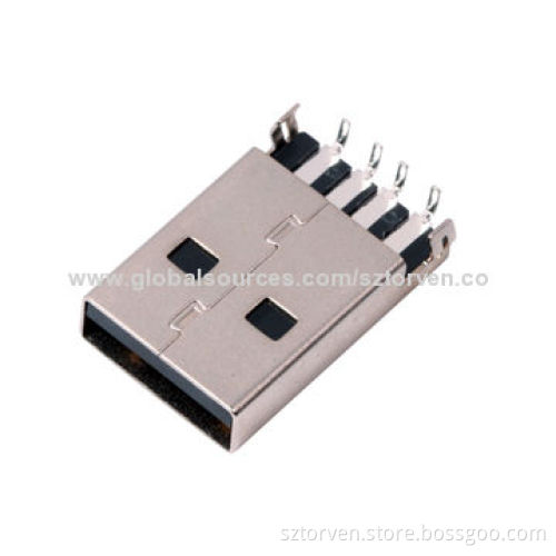 USB 2.0 Male 4P Right Angle Type ConnectorsNew